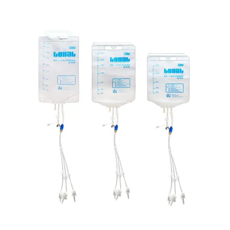 Medical disposable iv infusion set with needle
