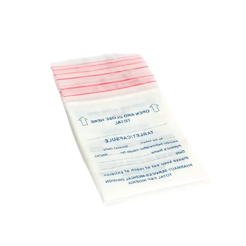 LDPE plastic ziplock bag pharmacy dispensing medicine pouches for pill