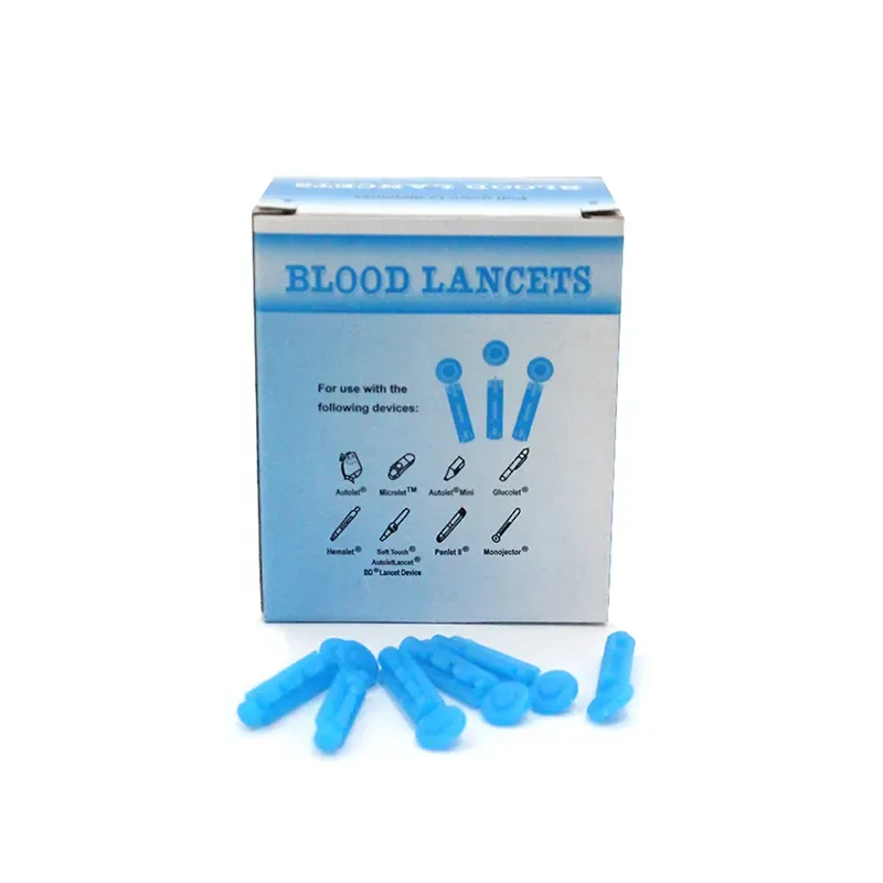 Factory Wholesale Safety lancet sterilance lancets blood collection needle with Great Price