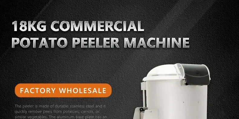 iMettos  PP8 Commercial Potato Peelers Machine, Peeling and Scraping  potatoes