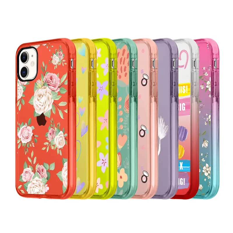 Soft Bumper Impact Custom Phone case for iphone protective phone cover