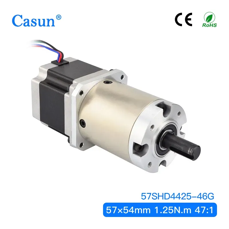 【23HS22-2804S-PG47】NEMA 23 Planetary Gearbox Stepper Motor Gear Reduction Ratio 47:1 for CNC Machine Medical Appliance Robotic Arm