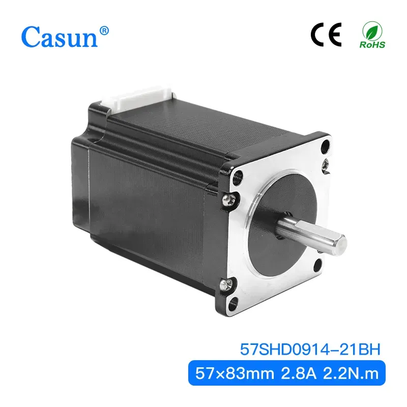 【23HS8328】NEMA 23 two-phase 1.8° 57 STEPPER MOTOR 83mm body High torque 2.8A for Textile Machine