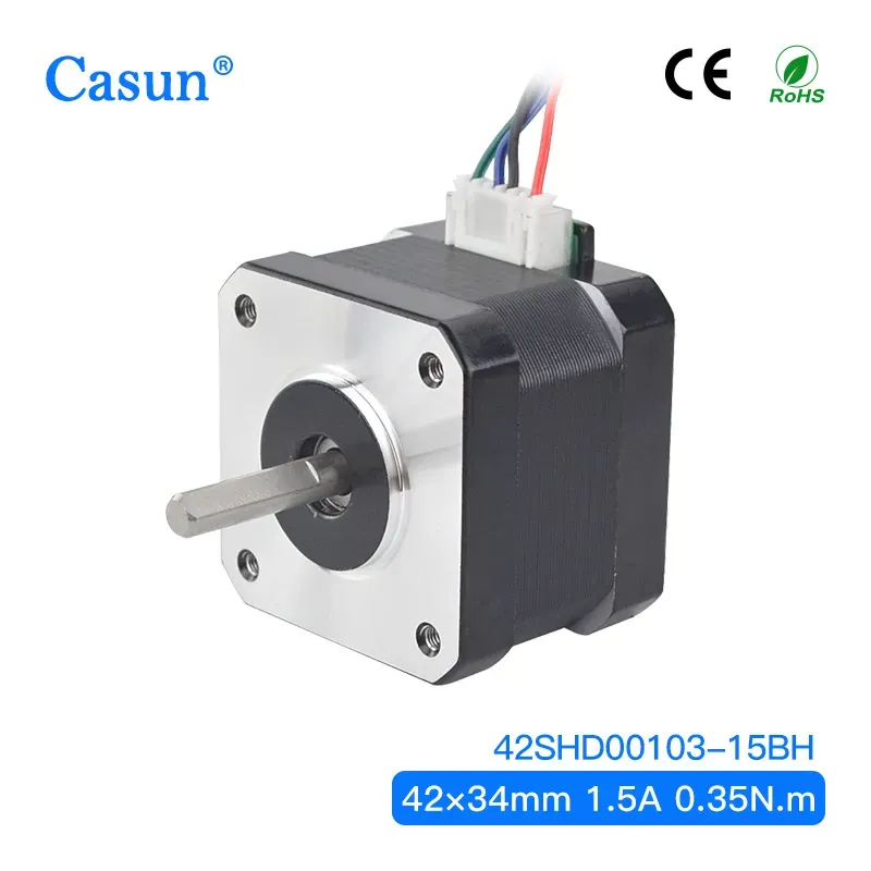 【42SHD00103-15BH】NEMA 17 two-phase 1.8° 42 Stepper Motor 34mm body Low noise 0.35N.m 1.5A for 3D printer