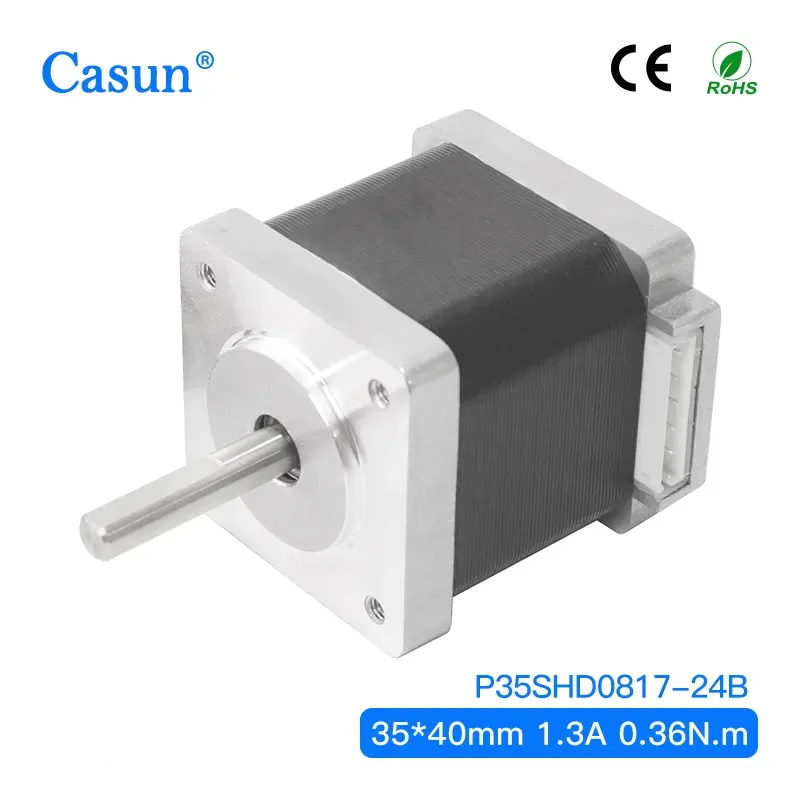 【P35SHD0817-24B】NEMA 14 Stepper Motor 35mm body 1.8 Degree for Video Conference Robot with certification