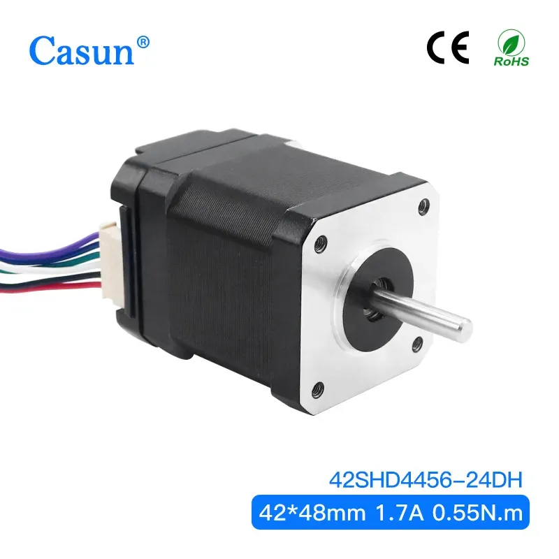 【42SHD4456-24DH】1.8 degree 4 wire NEMA 17 stepping motor with a driver applied to 3D printer & CNC machining