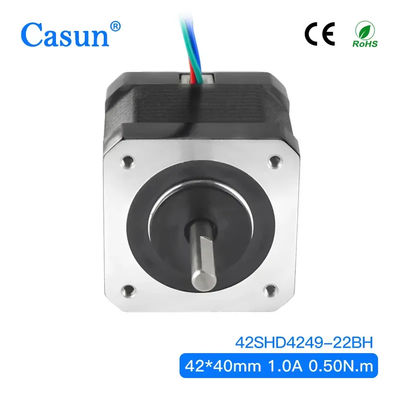 【42SHD4249-22BH】42X42X40mm 1.8 Degree 2 Phase NEMA 17 Hybrid Stepper Motor Used for Home Automation