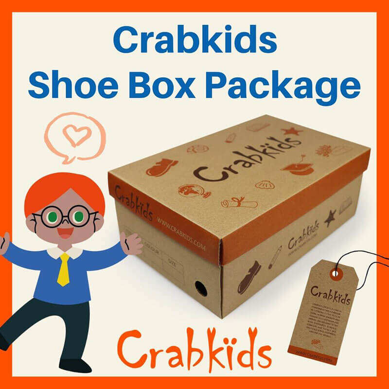 Kids on sale shoe box