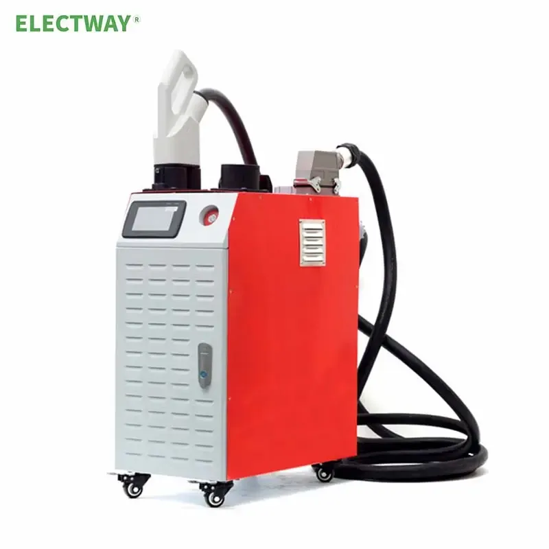Electway portable ev fast charger with battery mobile ev charger ccs chademo byd eelectric car vehicle charger