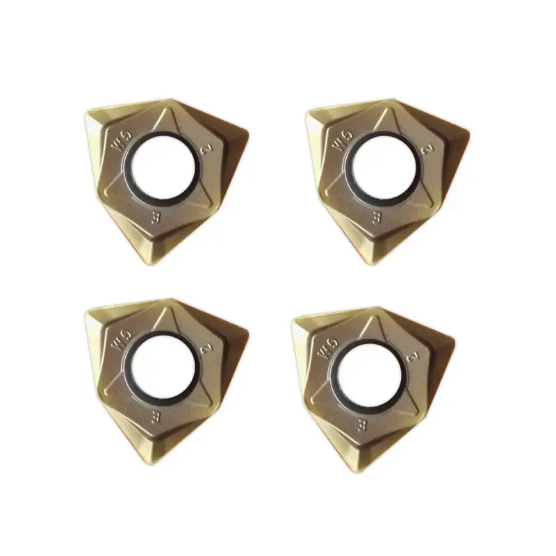 CNC Milling Lathe Tools Tungsten Carbide Inserts Wnmu080608-GM for Shoulder Milling Cutters