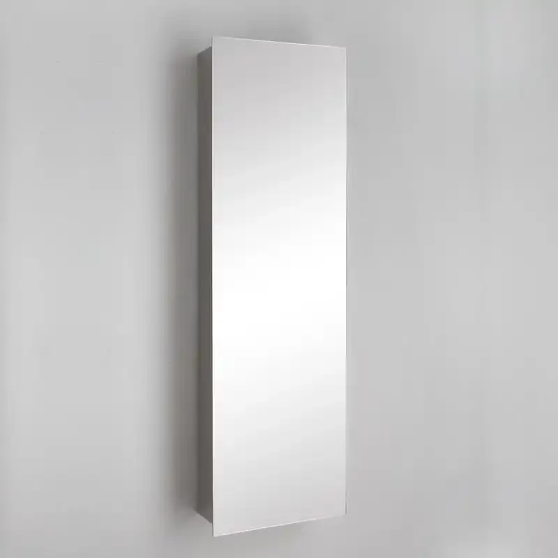 Tall Corner Mirror Bathroom Cabinet 7058