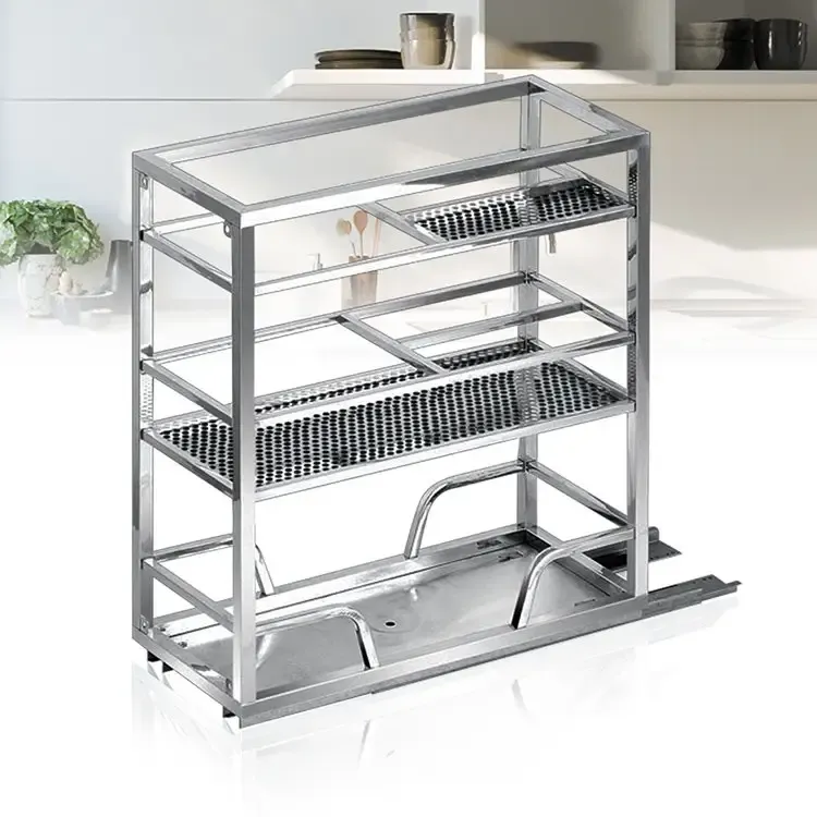 #GFR-203 Pull-out Stainless Steel Kitchen Basket