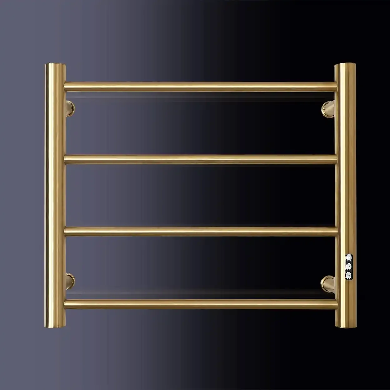2020 New Brushed Gold Heated Towel Rails With Timer 9018G