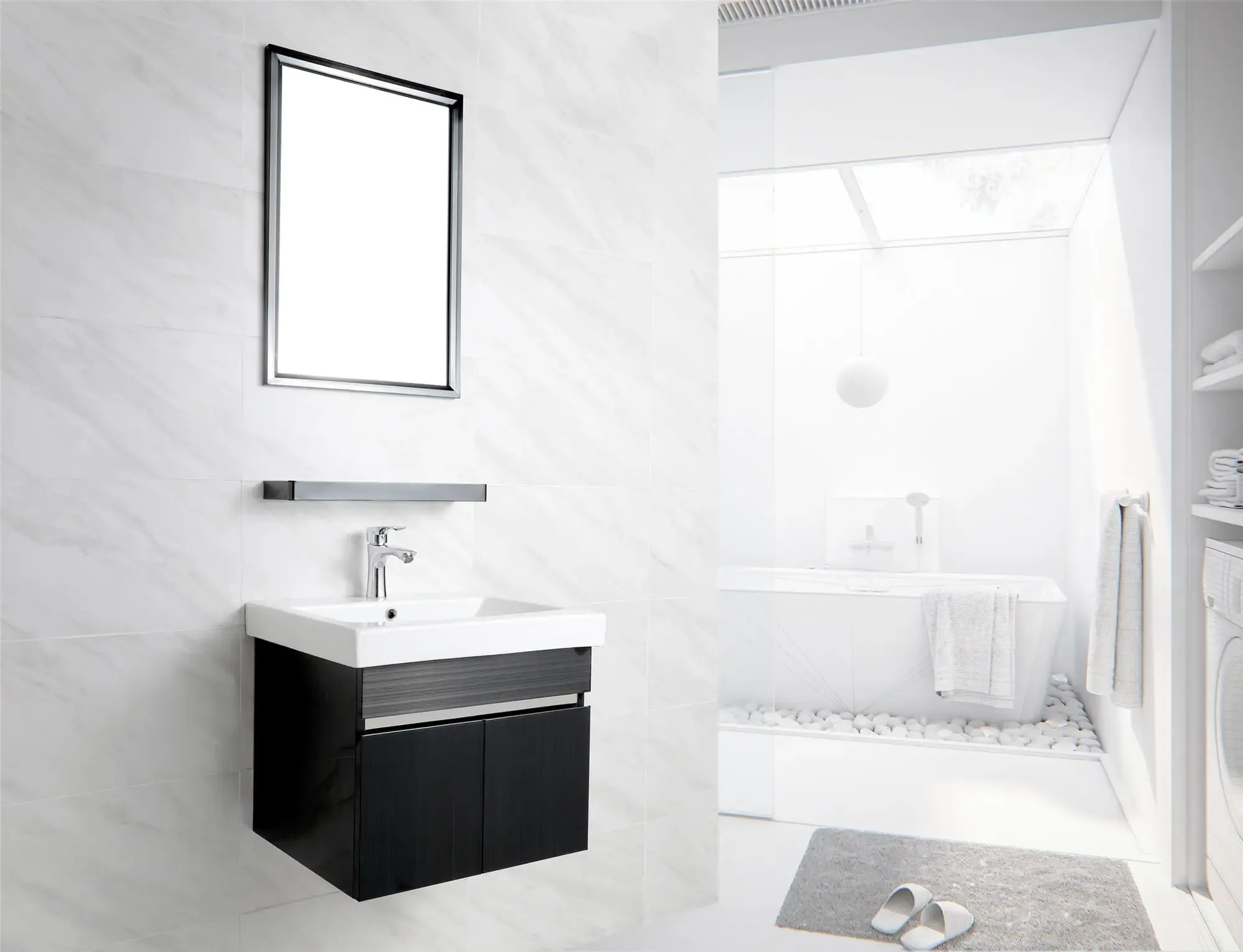 New Design High Class Waterproof Bathroom Vanity Cabinet T-121