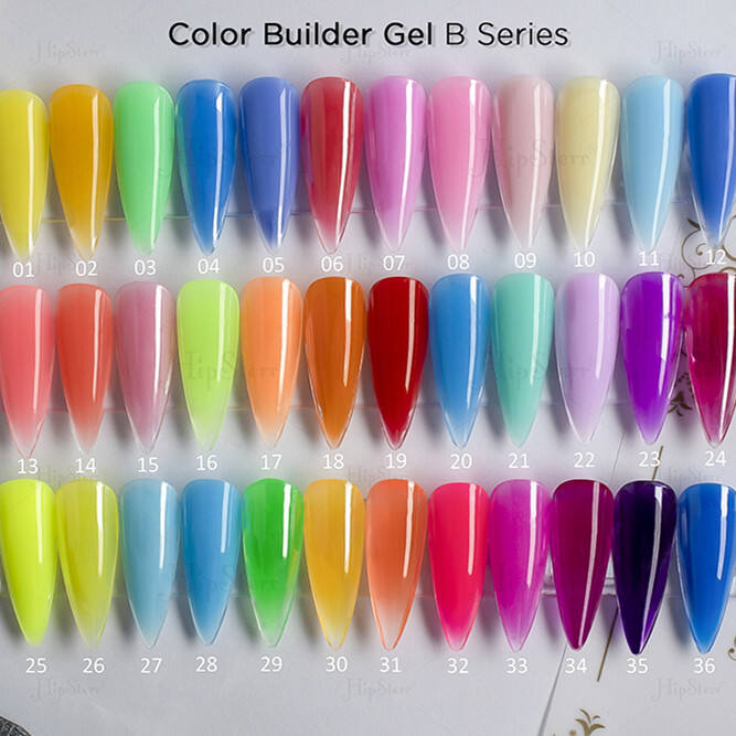 Color Builder Gel B Series best builder gel in a bottle