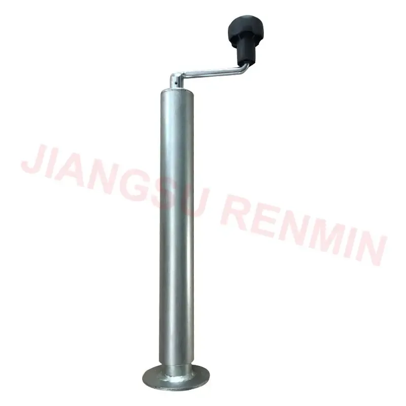 Zinc Plated Jockey Wheel Support Tube 48mmX370mm without Wheel for Trailer Parts