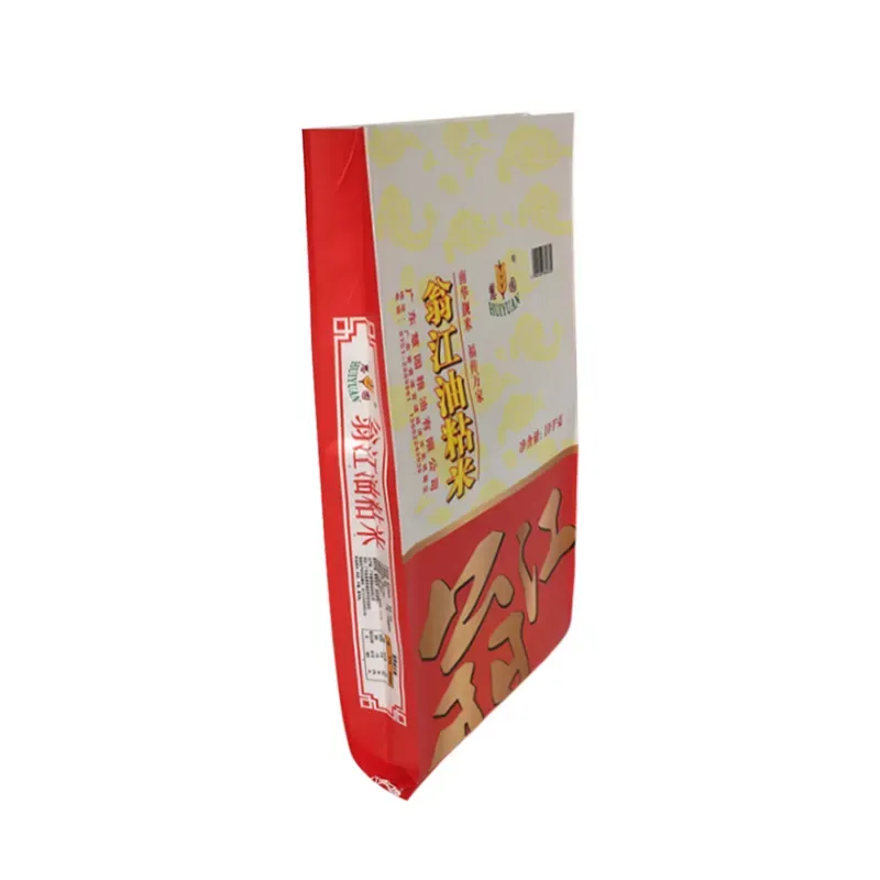 Food Grade 25kg PP Woven Bags For Rice Packaging