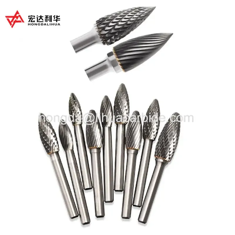 YG8 A/B/C/D/E/F/G/H/J/K/L/M/N Double/Single carbide end mills/Burrs Sets Rotary Files drill Bits