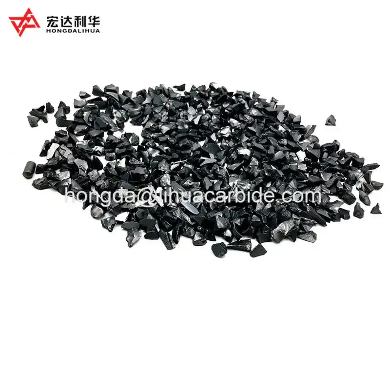 China Crushed Tungsten Carbide Grits Manufactory Price Carbide Silicon Metal Powder Grit  Grains For sale