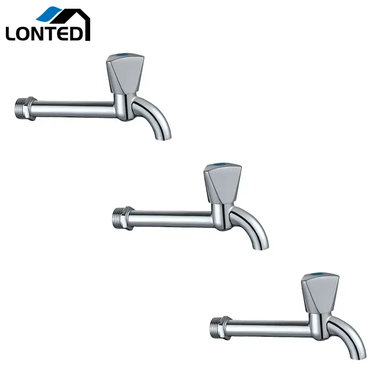 Brass Bibcock polished chrome plated walled tap LTD6013