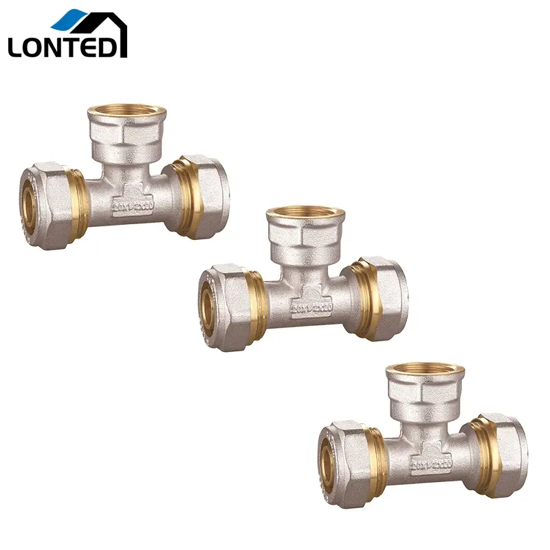 Multilayer Compression fittings LTD7005 female tee