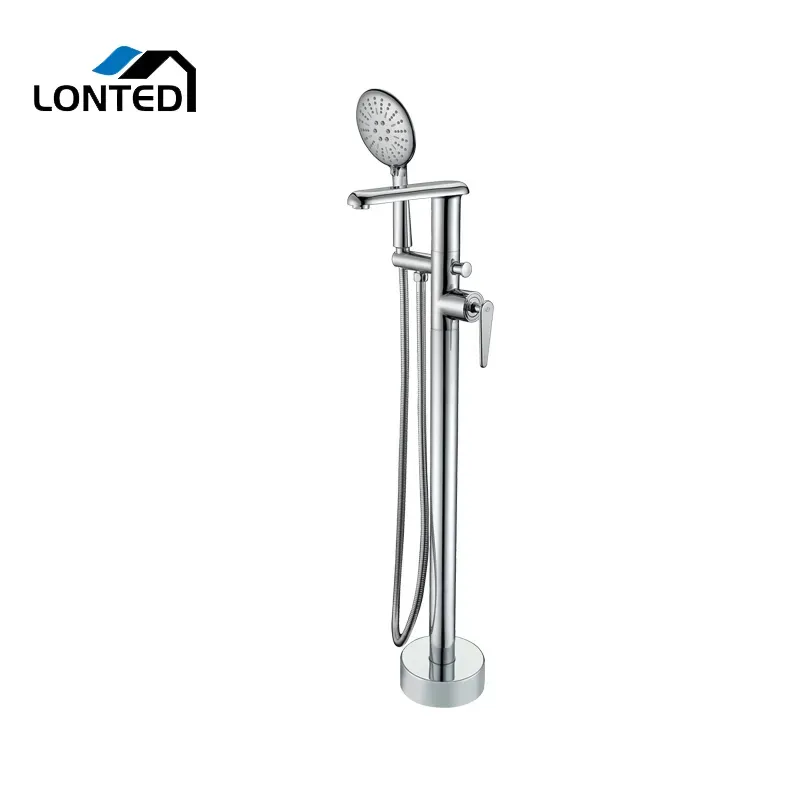 Floor standing bath tub shower faucet taps LTD92019
