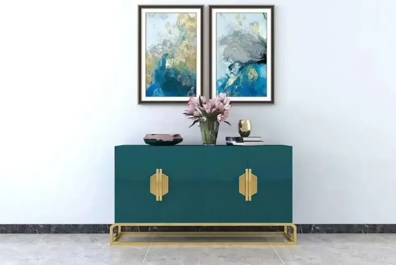 Royal Blue Console Table