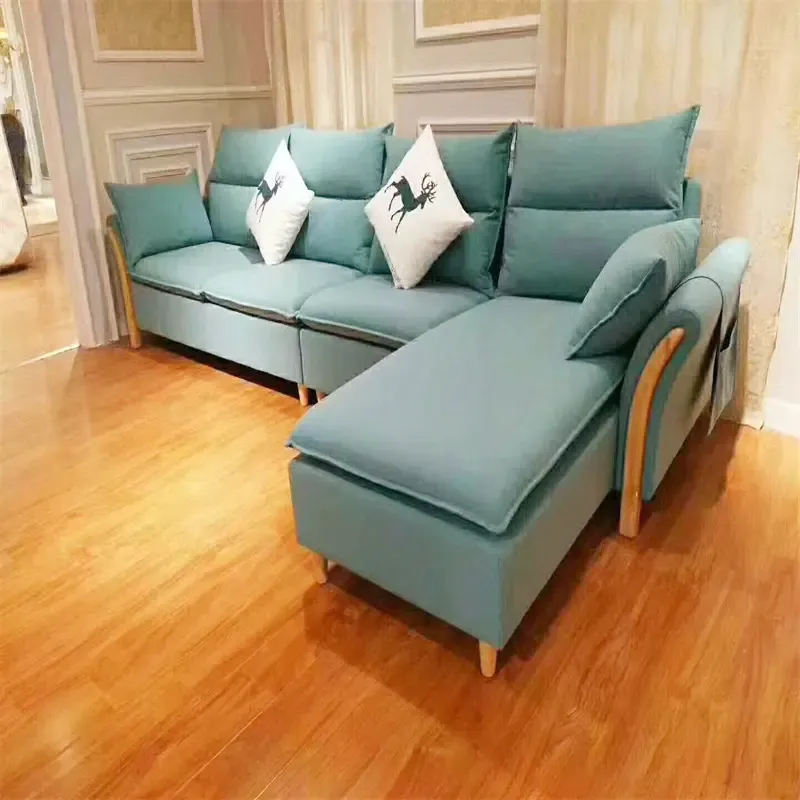 Wholesale L Shape Modern Design Fabric Sofa