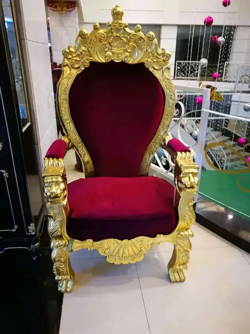 King Throne Chair For Wedding Event Party