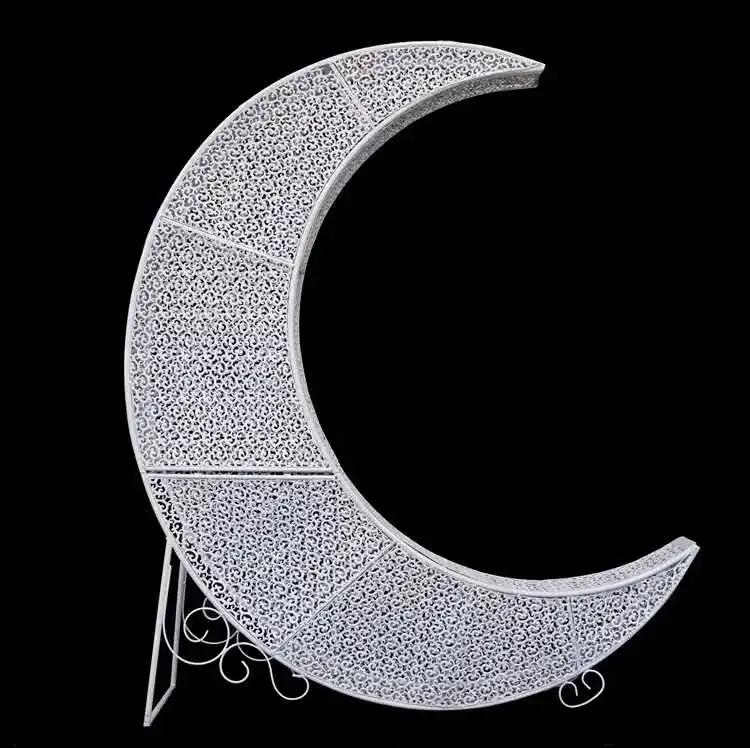 Textured Ramadan Golden Moon light With Mosque For wedding