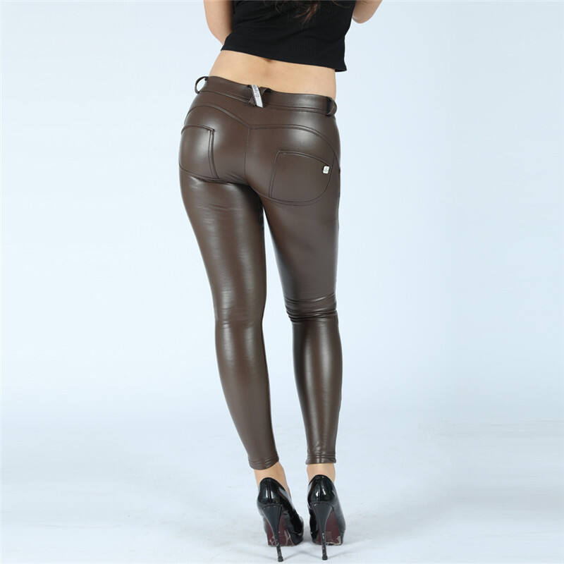 tan leather leggings