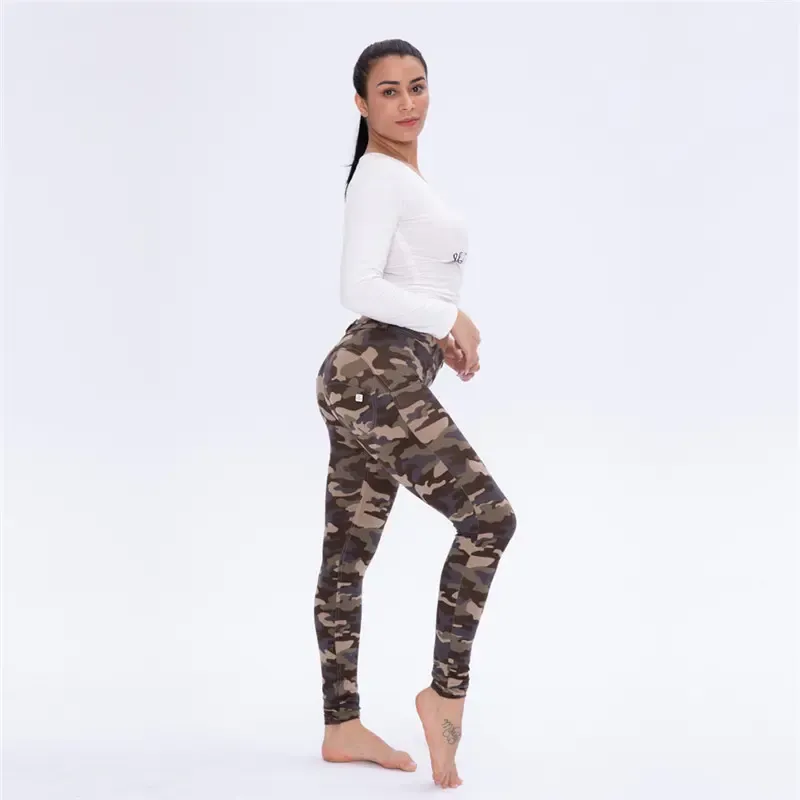 Four Ways Stretchable Melody Camo Pants Women Hot Women In Leggings Camo Clothing Skinny Pants Camouflage Leggings