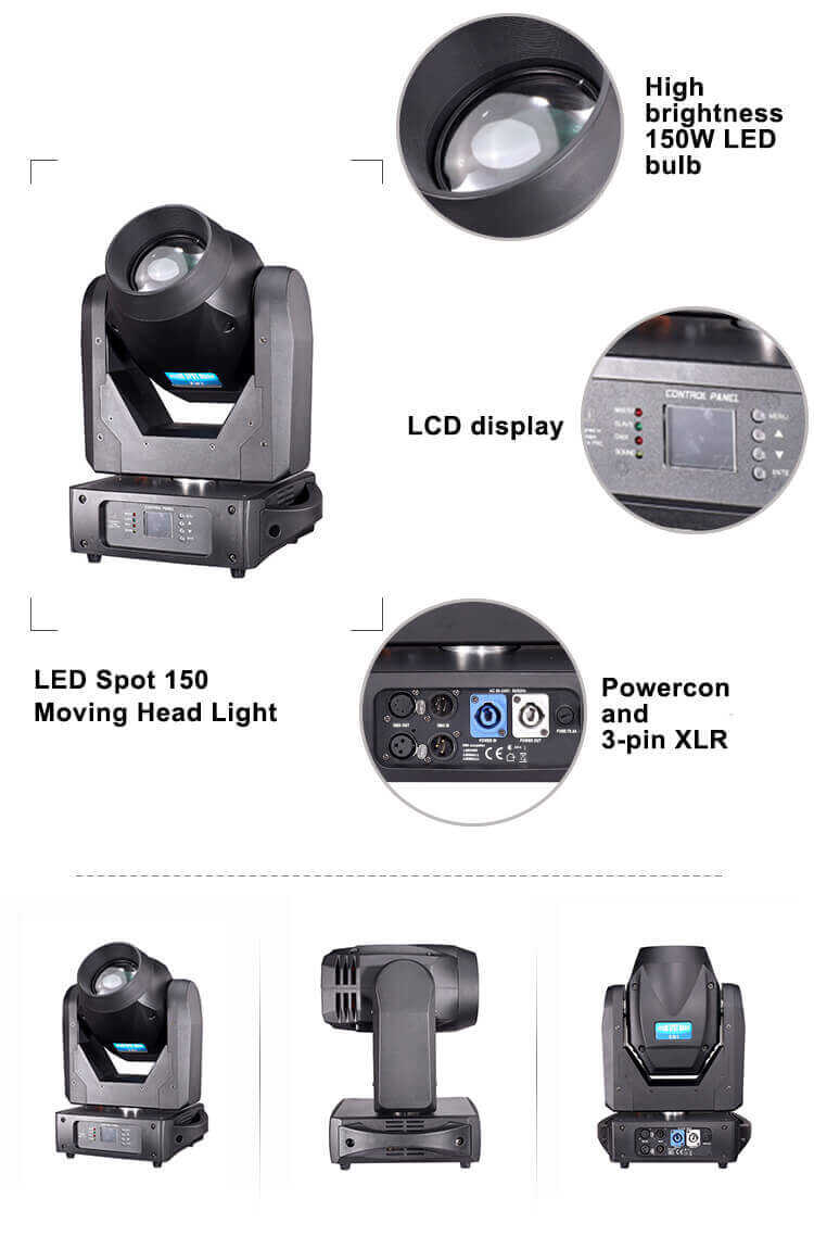 beam spot wash 3in1 150w moving head stage light