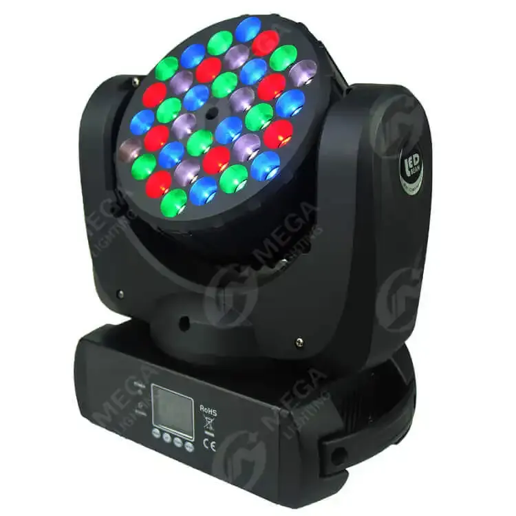 36PCS RGBW LED Beam Moving Head DJ Light