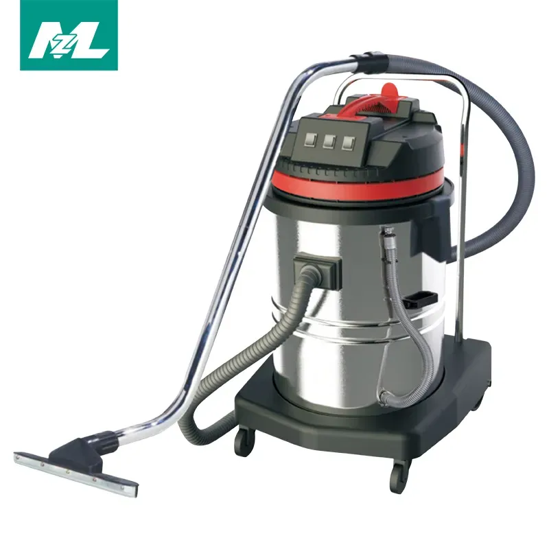 60L 2000W or 3000W strong and durable stainless tank commercial dust cleaner