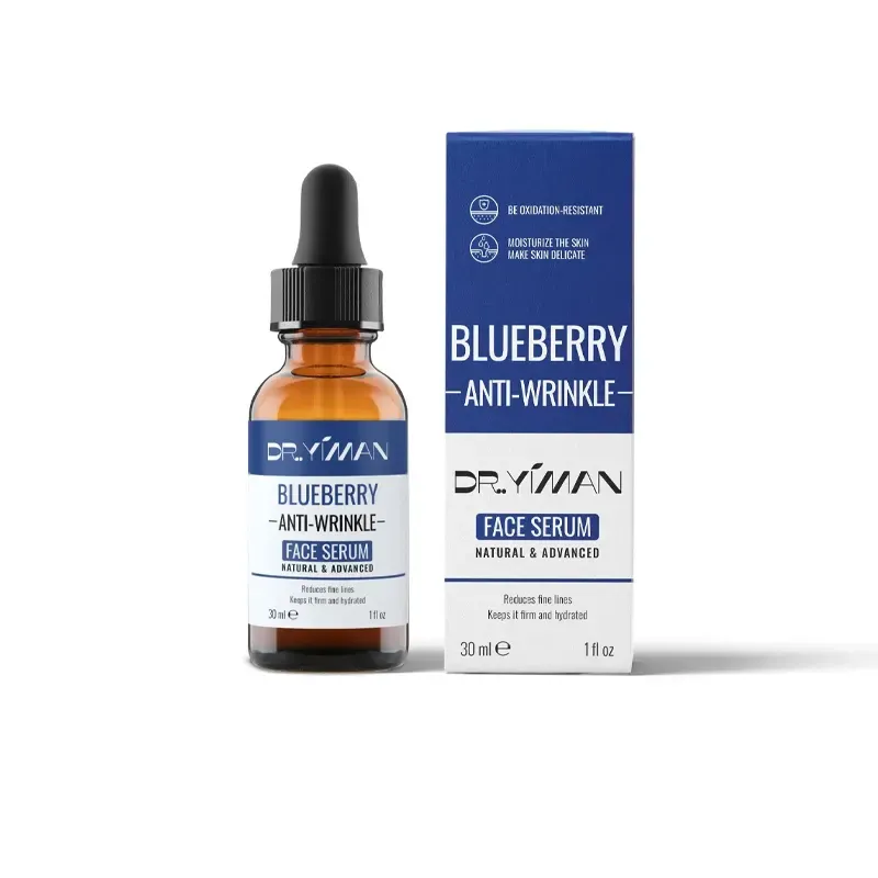 Blueberry anti-wrinkle face serum