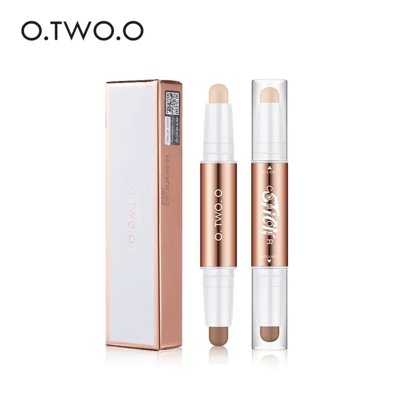 2 In 1 Brighten Repair Stick Waterproof Bronzer Highlighter Stick Easy To Push Away Good Ductility Contour Stick