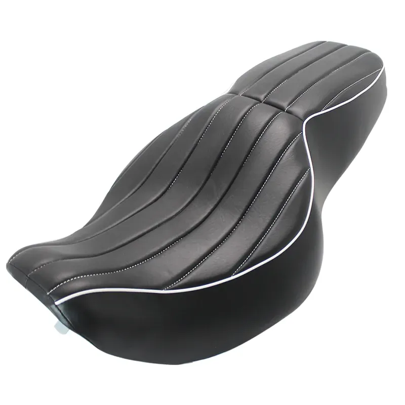 One-Piece Wide Touring Driver & Passenger 2-UP Square Seat