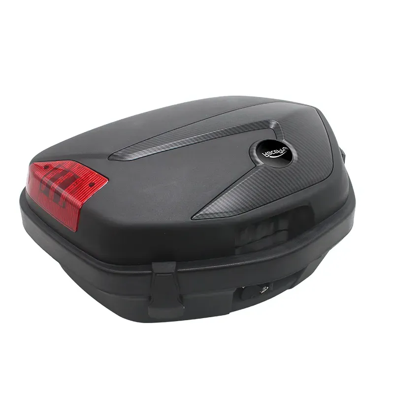 New Arrival Hard Saddlebag Trunk Bag Luggage Side Panniers Motorcycle Saddlebags with Tail Light