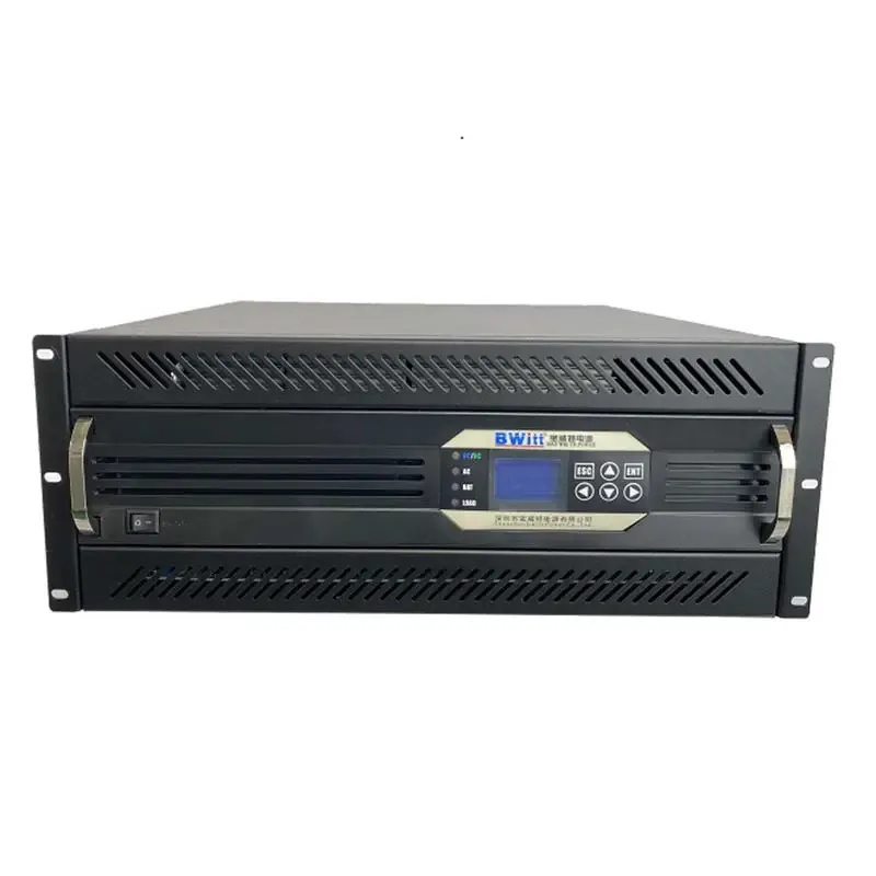 DC 48V 10000 Watt inverter 10KVA pure wave sine power inverter telecom 4U rack mount inverter