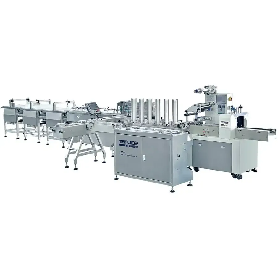 TFD-ZT200 Full Automatic Feeding And Tray Loading Packaging Line