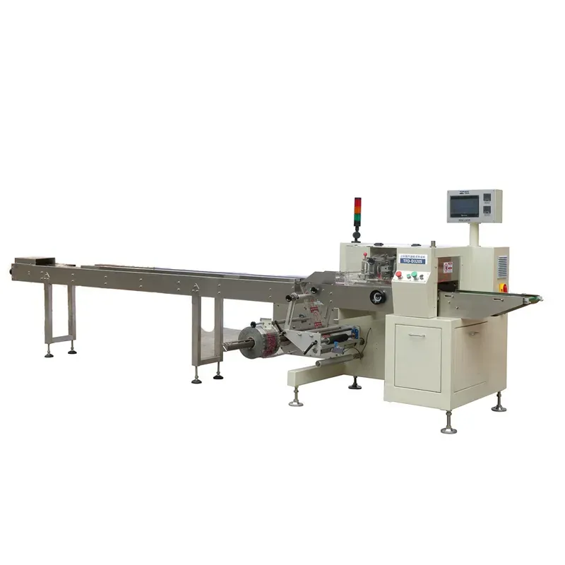 Soft candy wrapping machine