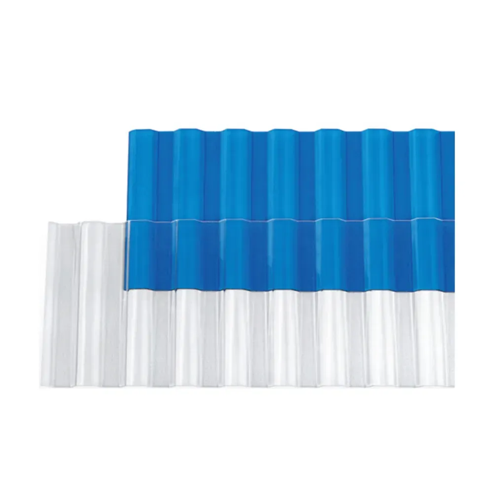 Clear corrugated polycarbonate sheet