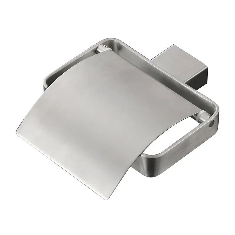 Stainless Steel 304 Toilet Roll Holder With Cover