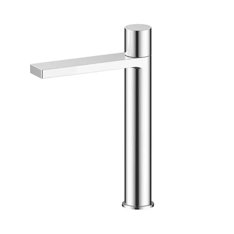 Chrome Tall Basin Mixer Faucet Tap With Watermark