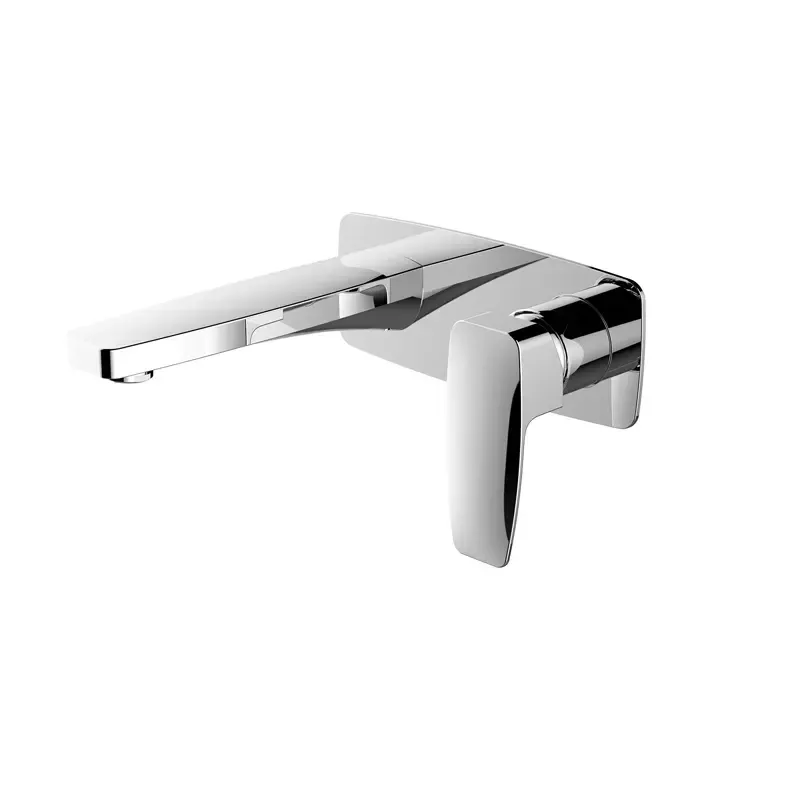 Chrome Wall Mounted Concealed Basin Mixer Tap With Watermark & CE