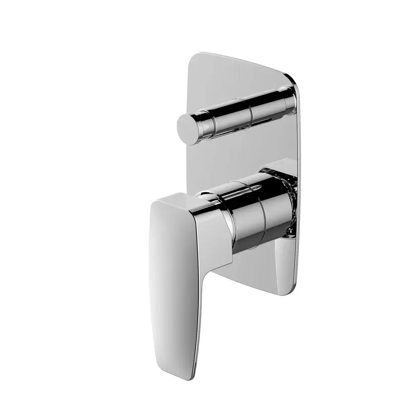 Brass Chrome Plated Wall Shower Bath Concealed Diverter