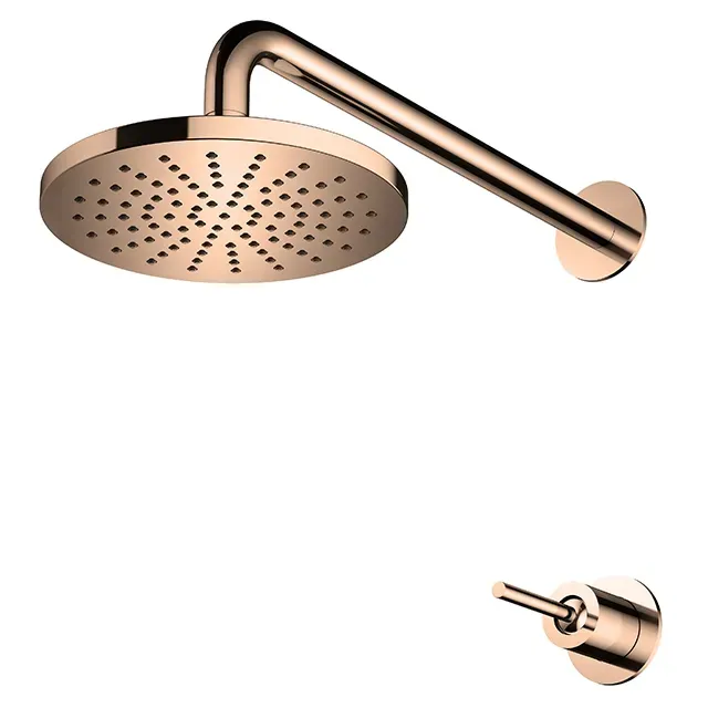 Ceilling Mounted Rose Gold 8 Inches Head Shower Set