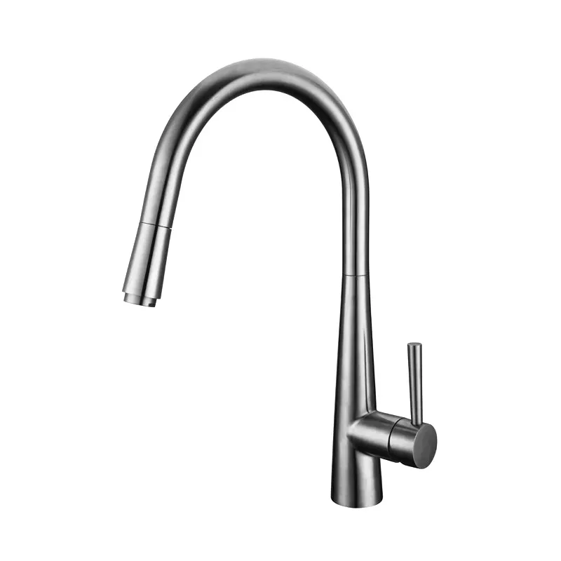 Luxury Pull Out Stainless steel Kitchen Mixer with Watermark certificate