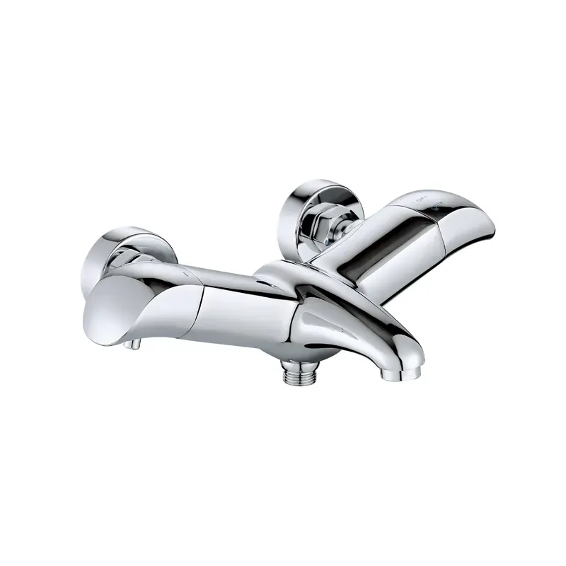Chrome Brass Spout Thermostatic Mixer With CE